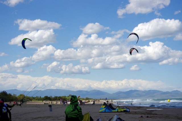  Practice in the sand 