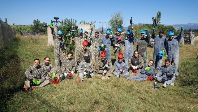 Día de paintball con amigos