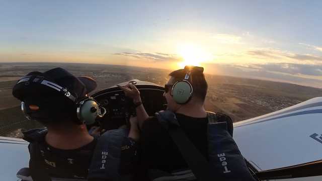 Surcando el cielo