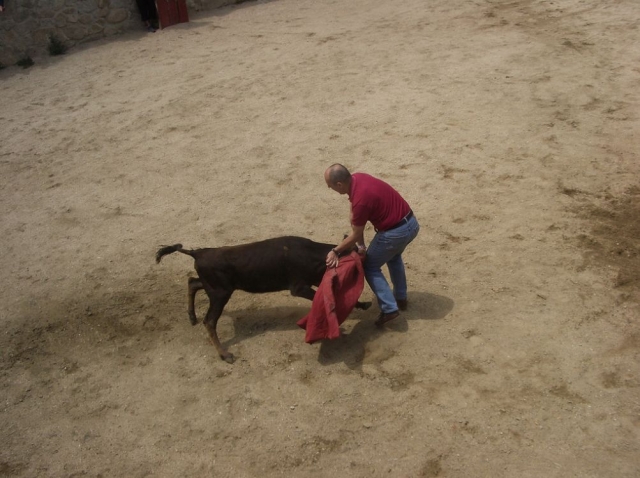 Intentando dar un pase