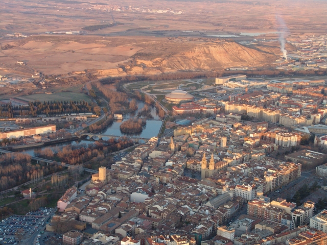 Logroño desde las alturas