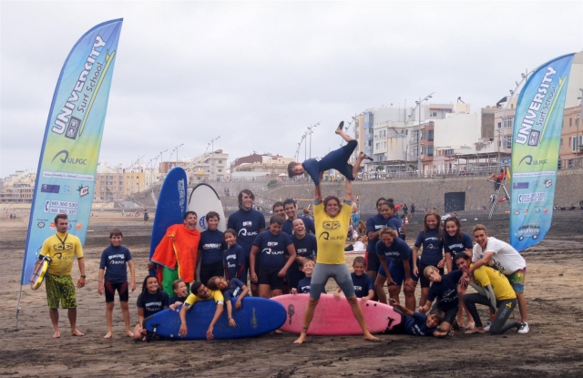 Grupo en la playa