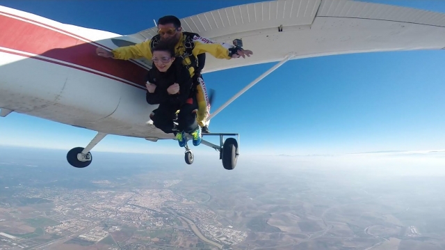 Salto tándem en paracaidas