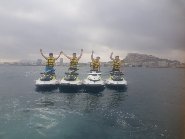 Salida en moto de agua Benidorm