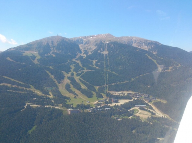  I Pirenei dall'aereo 