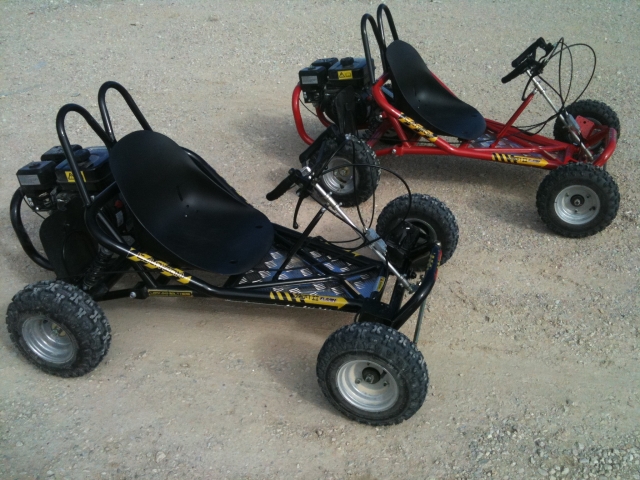 Karts a motor todo terreno faciles de manejar