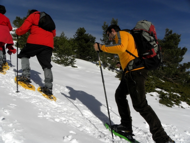 Schneeschuhroute in Madrid 