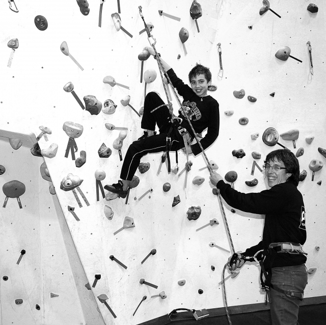 Escalada en rocodromo