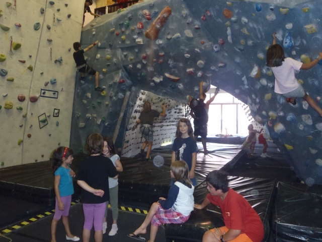 Zona infantil del rocodromo