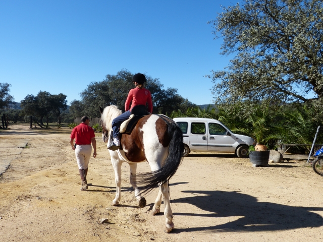De paseo en la finca