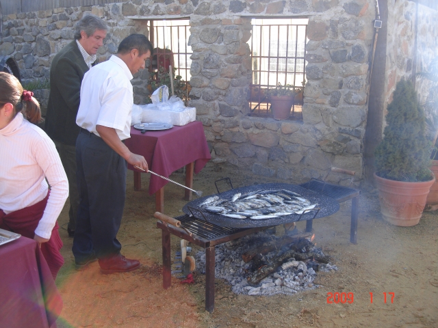 Todo tipo de carnes y pescado a la brasa
