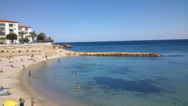 Una de las calas de LAmetlla de Mar