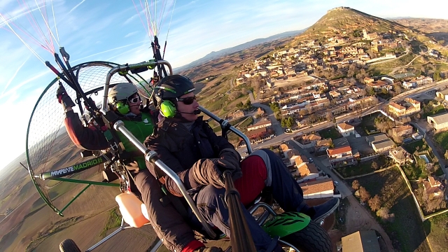 Volando pueblo medieval Hita