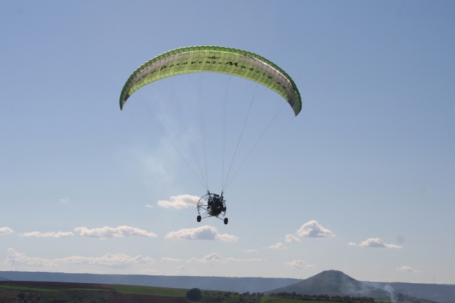 Paramotor  en la Alcarria