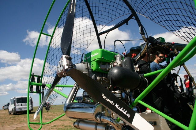 Parapente con motor