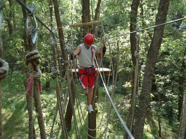 Manteniendo el equilibrio en el puente