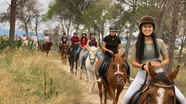 Opinión de Carmen sobre Ruta guiada a caballo por río Llobregat de 1 hora