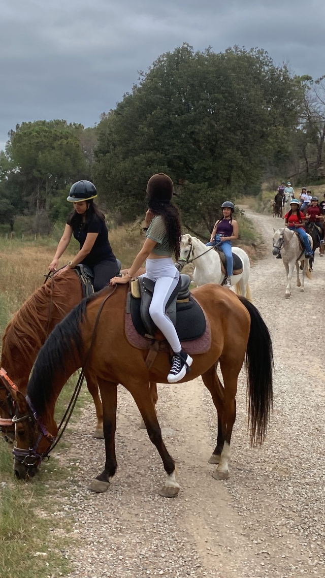 Opinión de Geovanna sobre Ruta guiada a caballo por río Llobregat de 1 hora