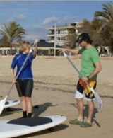 En clase de Paddle Surf