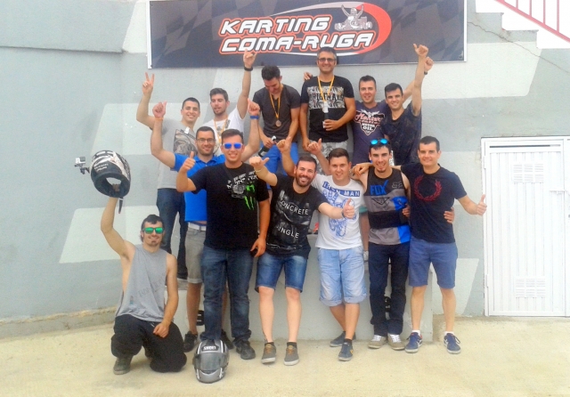 El podium del circuito
