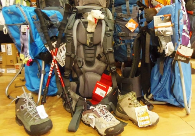 Equipo completo de aventura