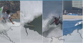  Surfing on more than 200 km of coastline 