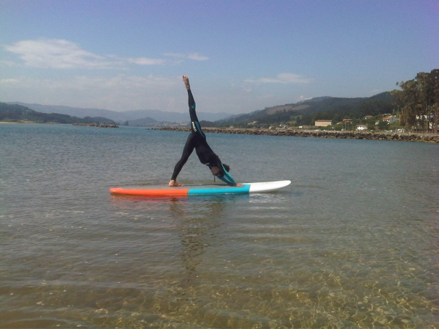 Yoga en la tabla