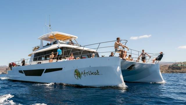 Afrikat catamaran en Gran Canaria