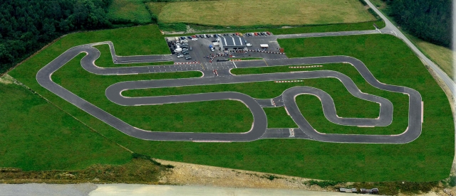 Aerial view of the complex 