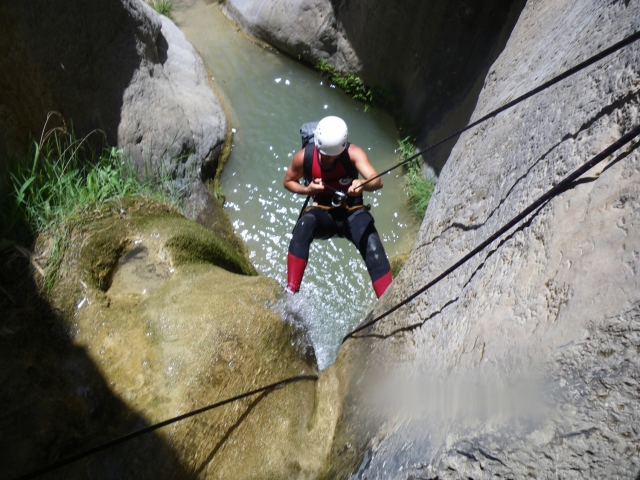 Rápel barranco