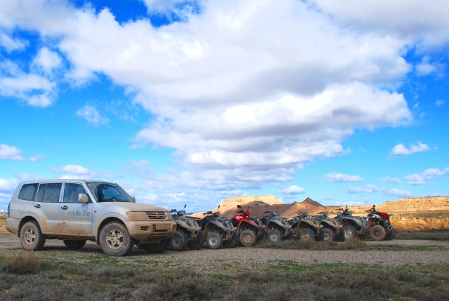  Percorsi misti 4X4 e quad attraverso le Bardenas Reales de Navarra Navarra 