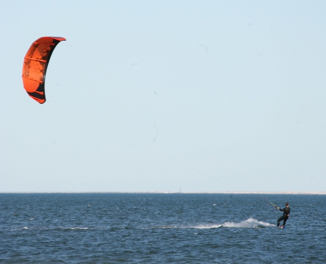  Sessão de kitesurf na costa de Cádiz 