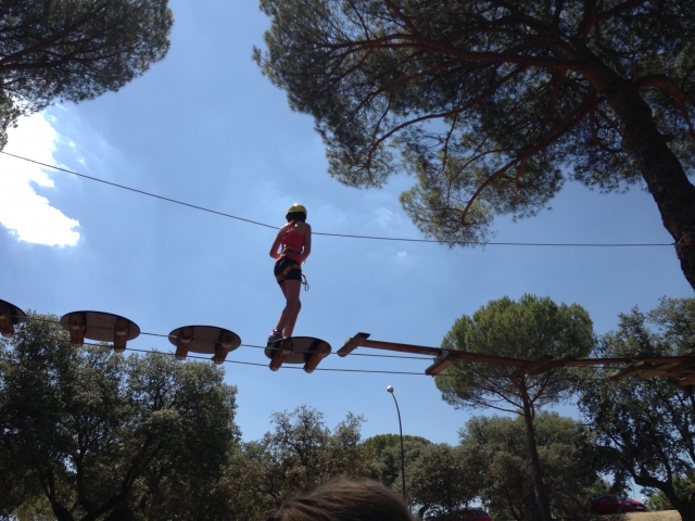  Adventure circuit in the Boadilla camp 