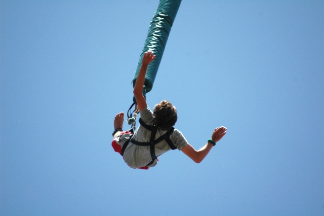 Salto bungee jump en Lloret del Mar