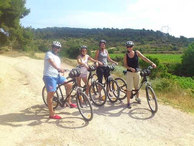  realizando um dos percursos