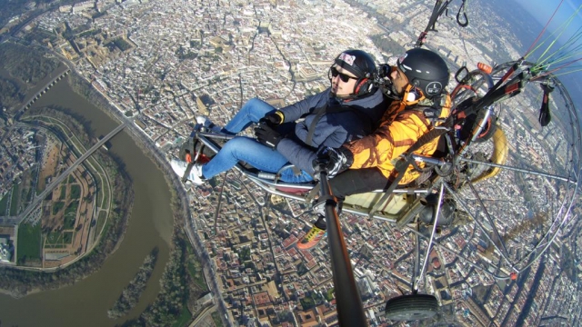 Vuelo tándem en paramotor
