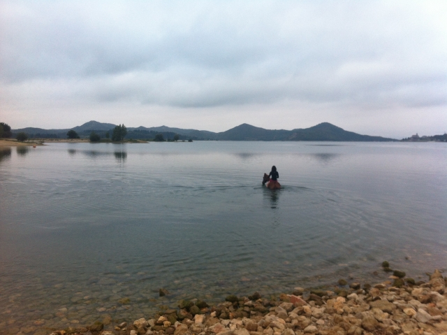  Zu Pferd im Wasser 