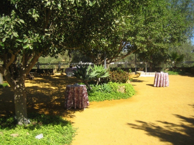 Catering en el jardín