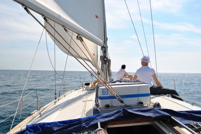 Sailing with friends