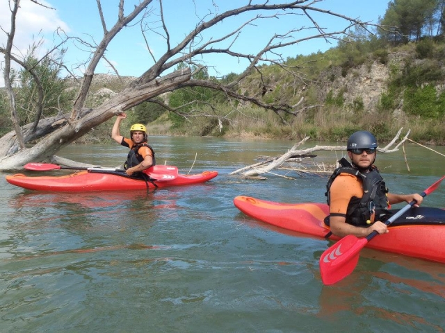 Practicar kayaks en Murcia
