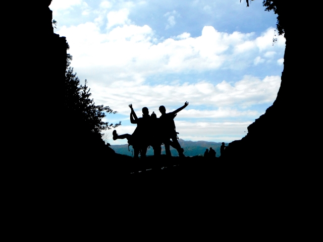 La cueva a contraluz