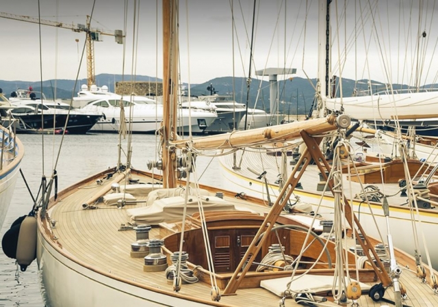 Velero clasico en Barcelona