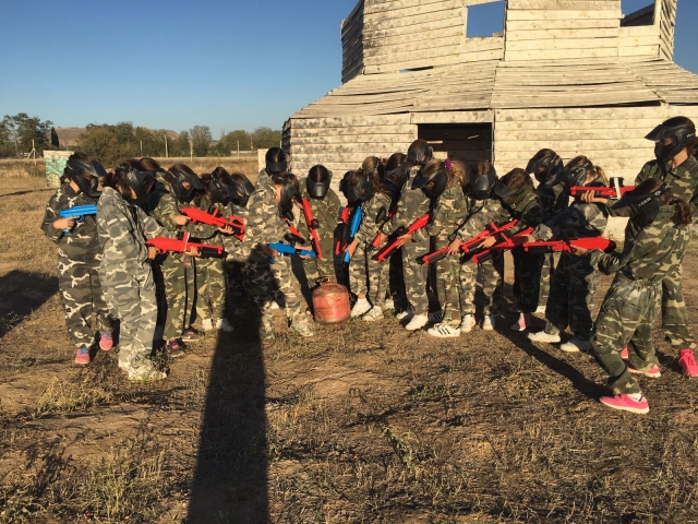 Fortaleza en campo de paintball