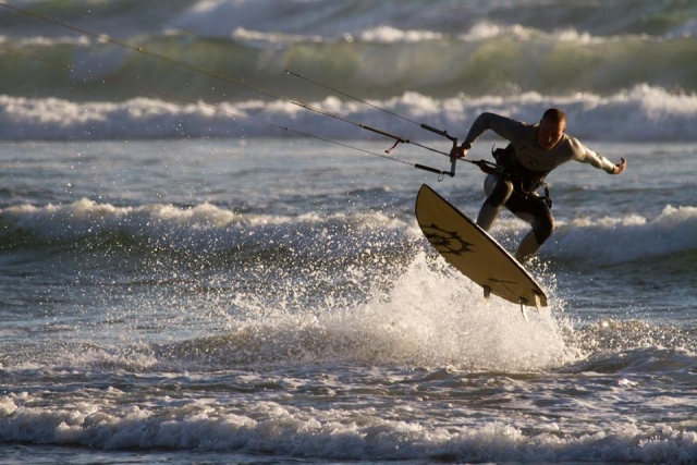 Acrobacias de kitesurf