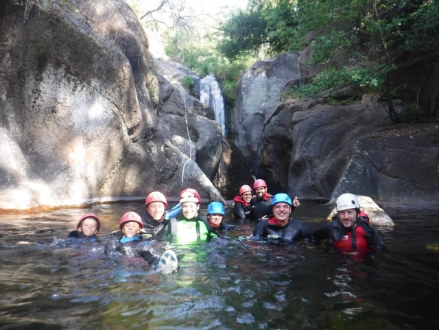 Canyoning con gli amici