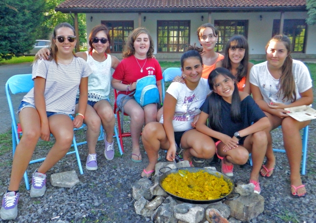 Compartiendo una paella