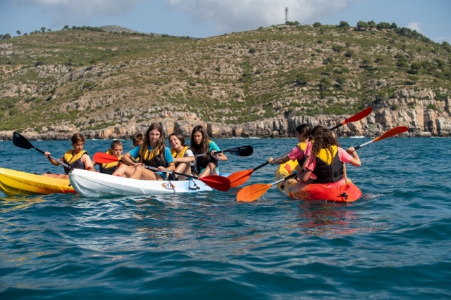 Kayaks en Oropesa del Mar