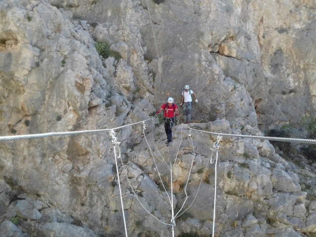 Pasando el puente mono