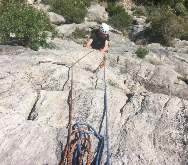  Ascending the wall 