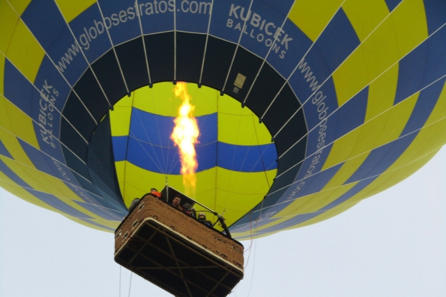  Ascendere in mongolfiera verso il cielo 